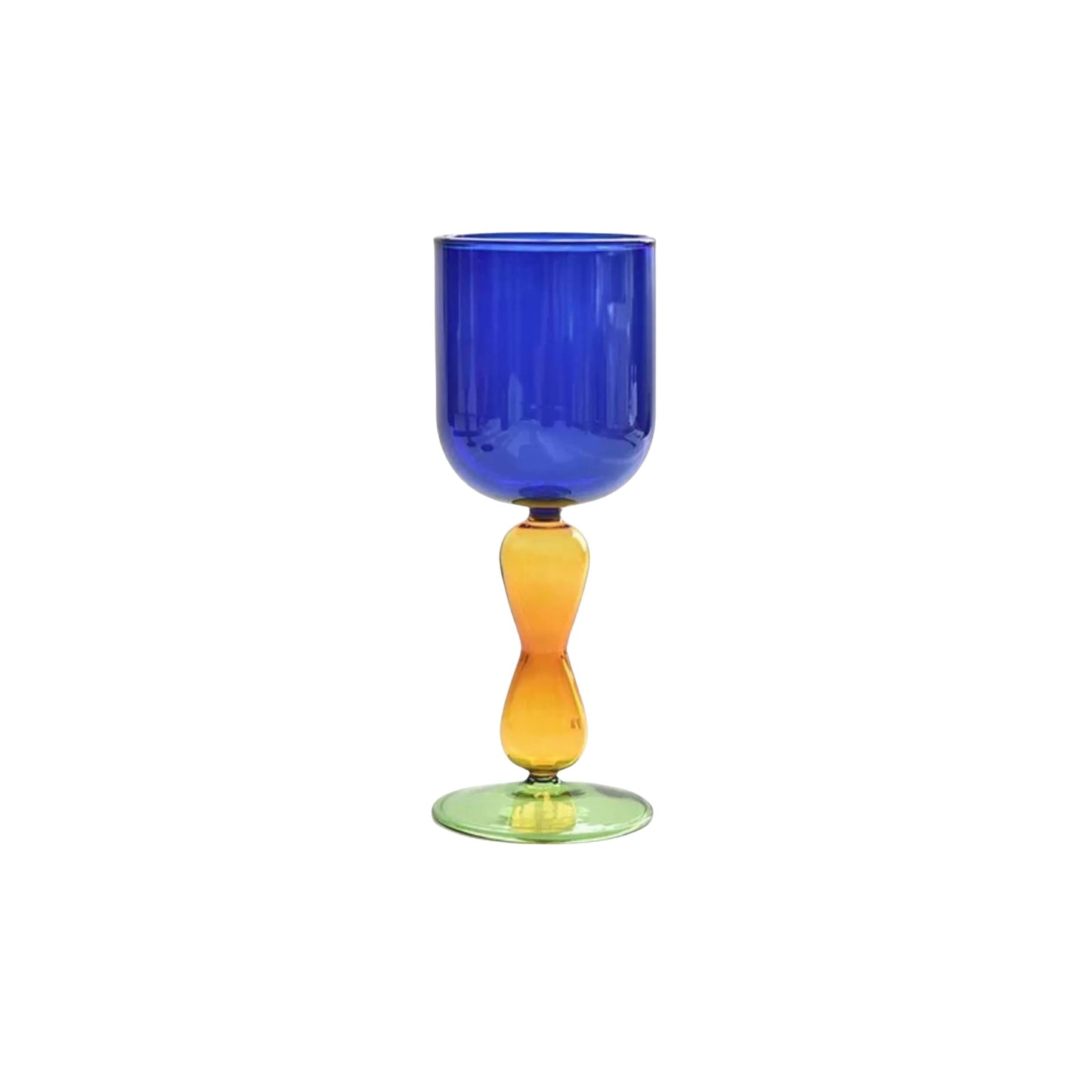 Copa de vino de color retro