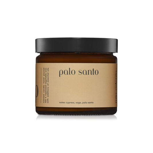 Vela perfumada "Palo Santo" cera de colza 100% natural 250g