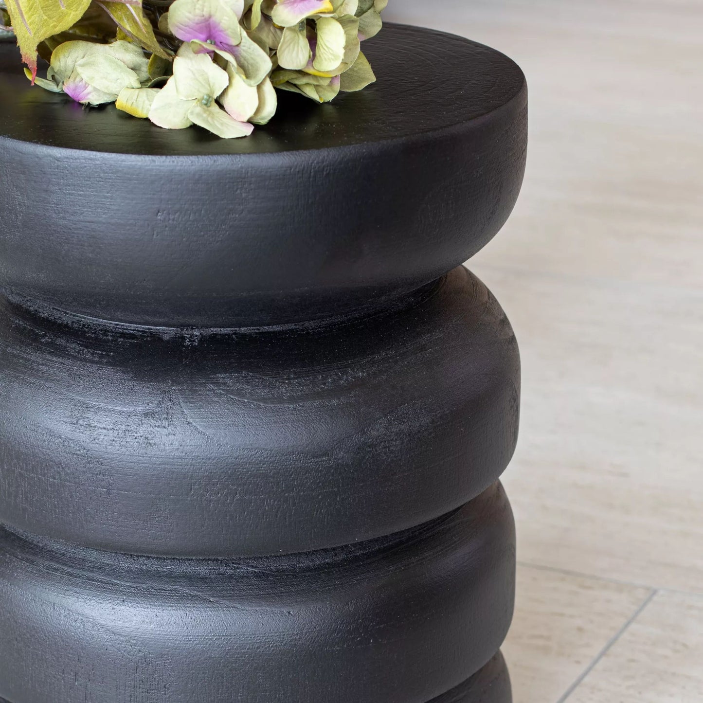 Mesita TAO en madera de PAULOWNIA NEGRA