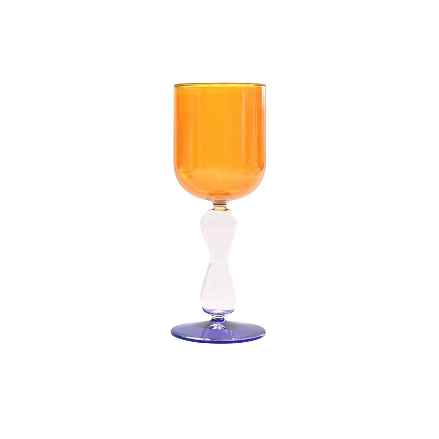 Copa de vino de color retro