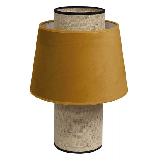 Lámpara LULEA 40cm terciopelo amarillo